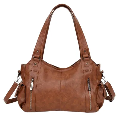 Image de Sac bandoulière élégant en cuir synthétique, idéal pour le travail et les loisirs