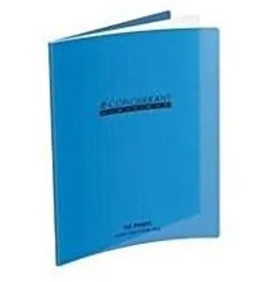 Produktbild von Conquerant Cahiers Polypro, Einfarbig, Blau, 48 Blätter, Matt, Liniertes Papier, Softcover