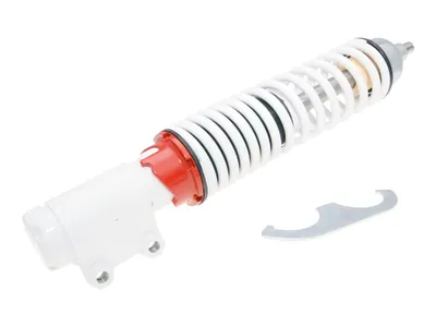 Produktbild von Carbone Stoßdämpfer vorn 270mm weiß kompatibel mit Vespa GTS Super Sport Sprint 3V GTV Primavera GT Gran Turismo i.e 125 / 150 / 200 / 250 / 300 ccm