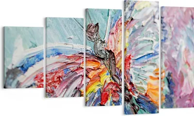 Produktbild von Bild auf Leinwand - Leinwandbild - Vogel Natur Farbe - 100x60cm - Wand Bild - Wanddeko - Wandbilder - Leinwanddruck - Bilder - Kunstdruck - Wanddekoration - Leinwand bilder - Wandkunst - EG100x60-3594