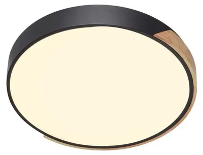 Produktbild von Selltec LED Deckenleuchte Q BILA Smart Home dimmbar Fernbedienung steuerbar App Wandlampe schwarz Wohnzimmer, Schlafzimmer, Flur, Küche 6071-18