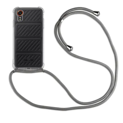 Produktbild von Handykette für Samsung Galaxy Xcover 7 Handyhülle mit Band Case Hülle mit Kordel Grau