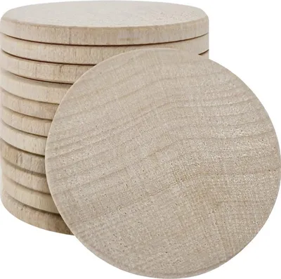 Produktbild von CombiCraft Echte Holzmarken Ø37mm - pro 100 Stück