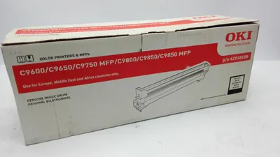 Produktbild von OKI 42918108, Original, OKI C9850 MFP, C9800 MFP, C9600, C9800, C9650, C9800GA, 1 Stück(e), 30000 Seiten, LED-Druck, Schwarz