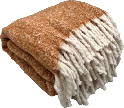 Produktbild von Plaid im Mohair-Look mit gedrehten Fransen