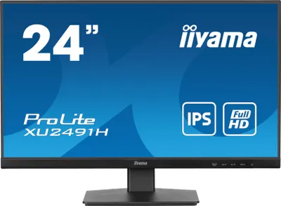 Produktbild von iiyama Prolite XU2491H-B1 24' IPS Monitor, 1920 x 1080 Full HD, 100Hz, 0.5ms