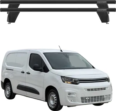 Produktbild von OMAC  Menabo Dachträger Grundträger für Citroen Berlingo III 2018-2023 Alu Schwarz