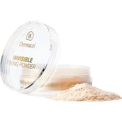 Zdjęcie produktu dla Dermacol Invisible Fixing Powder, Skóra uniwersalna, Przezroczysty, Słoiczek, Naprawa, Matowy, 13,5 g, Kobiety