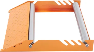Obrázok produktu pre Odvíjač káblového bubna – Stojan na káblový bubon – Nosnosť 500 kg – Bubon Ø 30–70 cm – Maximálna šírka 50 cm – Liatina, pozinkované – Manuálny – Oranžový