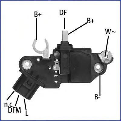 Produktbild von HITACHI 130592 Lichtmaschinenregler 14,5V für VW TRANSPORTER II Bus Generator