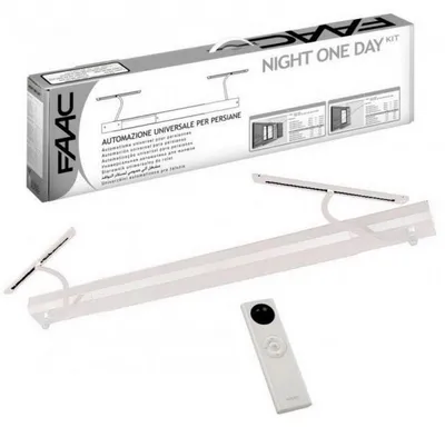 Image de Kit automatisme volets battants radio nNght One Day2 blanc - FAAC - 105760