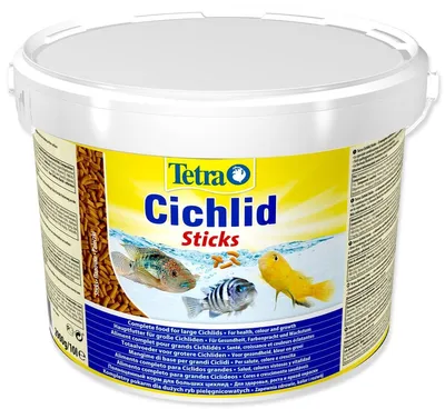 Zdjęcie produktu dla Tetra Cichlid Sticks, Ryby akwariowe, Suchy pokarm dla ryb, 10 l, 1 szt.