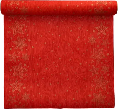 Obrázok produktu pre PAPSTAR 88657 PAPSTAR behúň na stôl Christmas Shine 88657 červený 40,0 cm x 3,0 m