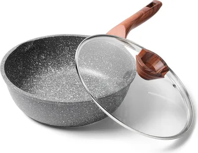 Produktbild von RIOVARM 24cm Tiefe Pfanne mit Granitbeschichtung und Deckel