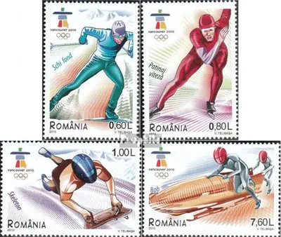 Produktbild von Briefmarken Rumänien 2010 Mi 6410-6413 (kompl.Ausg.) postfrisch Olympische Winterspiele Vancouver10