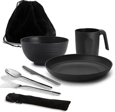 Produktbild von Camping Kochgeschirr Set 6-teilig Outdoor