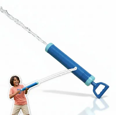 Produktbild von 55 cm Wasserpistole mit 12 m Reichweite - Leistungsstarke Wasserkanone für Kinder und Erwachsene - Spritziger Sommerspaß für Garten, Pool und Strand