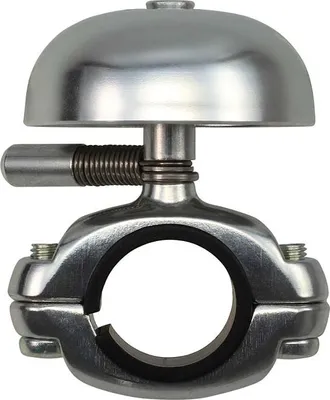 Produktbild von Crane Bell Co. Karen Mini Klingel Glocke Retro silber matt Die Cast Mount