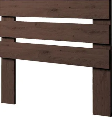 Produktbild von Lermowood Bettkopfteil "Z1" 100x90cm Wenge –Elegantes Kopfteil fürs Bett – stilvoll und bequem – verschiedene Größen & Farben - Massivholz Kiefer