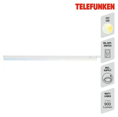 Obrázek produktu pro TELEFUNKEN LED CCT světlo pod skříň 58,5 cm 9W 900lm bílé