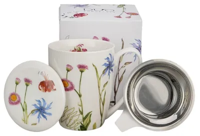 Obrázok produktu pre Porcelánový hrnek s čajovým sítkem Colors of Nature