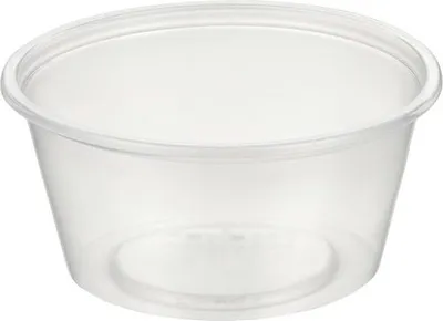 Produktbild von 200x Dressingbecher Saucenbecher 100ml transparent aus PP