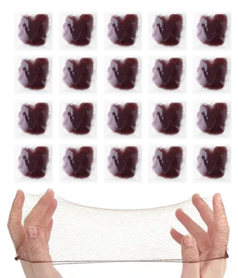 Image de TRANKIELO® - Filets invisibles pour cheveux - 20 pièces - Réutilisables, en nylon - 50 cm - Bord élastique