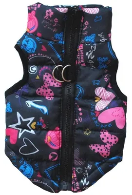 Image de Manteau thermique d'hiver pour chien, noir, taille S