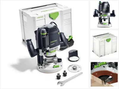 Zdjęcie produktu dla Festool OF 2200 EB-Plus frezarka górnowrzecionowa 2200W skok 80mm ( 574349 ) + akcesoria + systainer