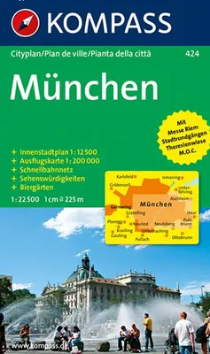Zdjęcie produktu dla Monachium 1 : 22 500. mapa miasta