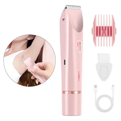 Produktbild von Intimrasierer Damen–Nass/Trocken-Rasierer, wasserdicht, für Intimbereich,kabelloser & schmerzl. Gesichtshaarentferner für Schamhaare,Gesicht, Achseln