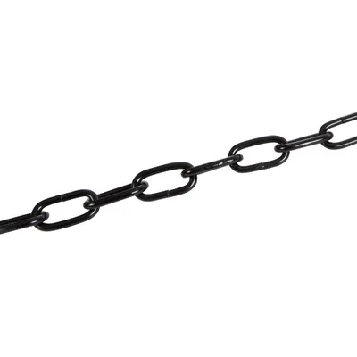 Produktbild von Mit Japanlack überzogene Kette, schwarz 5 mm x 2,5 m