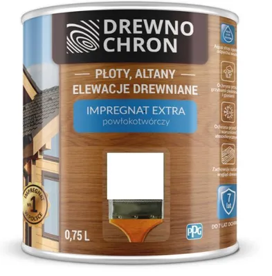 Produktbild von DREWNOCHRON Imprägniermittel EXTRA, filmbildend, grün, 0,75 l