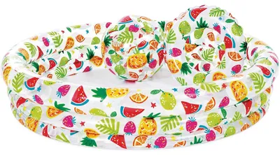 Produktbild von INTEX 3er Pool-Set Planschbecken Wasserball Schwimmring Kinder Garten Sommer