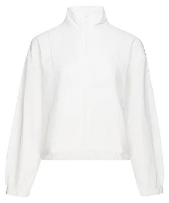 Produktbild von Weiße Damen Jacke mit Stehkragen, lockere Passform, Größe L