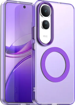 Obrázek produktu pro Magnetické pouzdro pro Vivo V50 Lite 5G, tenké matné průsvitné nárazuvzdorné pouzdro Fialová