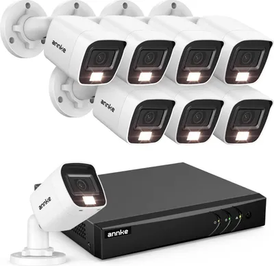 Zdjęcie produktu dla System kamer CCTV, 8 kamer, monitoring 1080P, 8STK, 2T