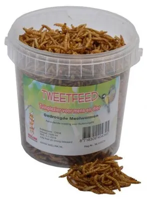 Productafbeelding van Tweetfeed Gedroogde Meelwormen 5KG