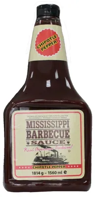 Zdjęcie produktu dla Mississippi Barbecue Sauce Chipotle Pepper angenehm scharf 1560g