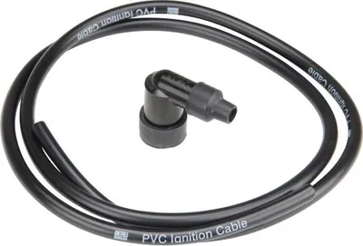 Productafbeelding van NGK LZFH 90° bougiekabelconnector + 7mm bougiekabel voor Aprilia, Baotian, Derbi, Honda, Kymco, MBK, Peugeot, Piaggio, Yamaha