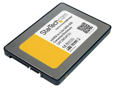 Immagine prodotto di StarTech.com Box esterno adattatore da SATA a Mini SATA 2,5" SSD