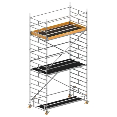 Produktbild von Layher Rollgerüst Uni Breit P2 6,20m AH