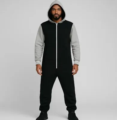 Image de DEF / Jumpsuite Noir Gris - XL/2XL