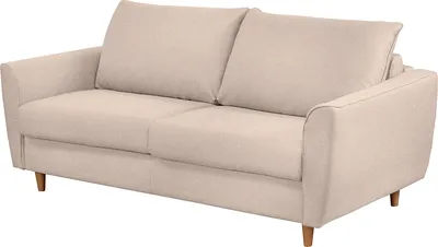 Produktbild von home24 Schlafsofa mit Matratze - Webstoff