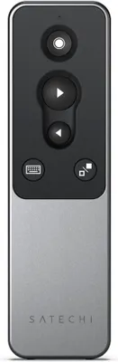 A Satechi R1 wireless presentation remote is shown against a white background.