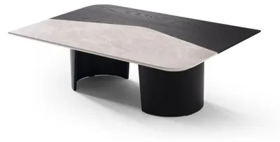 Zdjęcie produktu dla Mehrfarbiger Holz-Couchtisch im modernen Stil