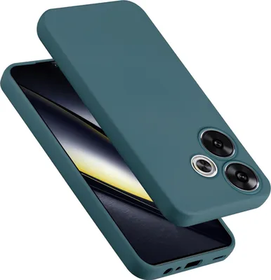 Obrázek produktu pro Cadorabo Case for Xiaomi Poco F6 Silicone Mobile Phone Cover Case made of liquid silicone, scratch-resistant and shockproof protective case for Xiaomi Poco F6