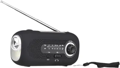 Produktbild von Notfallradio Aufziehbares Solarradio -Alarm AM/FM-Notfall-Solarradio Kurbelbetriebenes Radio 2000mAh Aufladbar mit Solar fuer Outdoor-Camping-Wandern