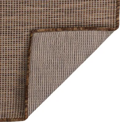 Obrázok produktu pre vidaXL Vonkajší koberec Flatweave 80x250 cm Brown