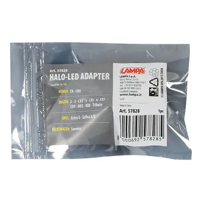 Zdjęcie produktu dla Lampa Halo Led - Adapter lampy (1 szt.) do Honda, Mazda, Opel